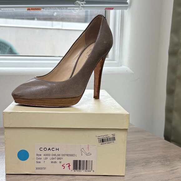 Coach Chelsie Heels Size 7 - Picture 4 of 6